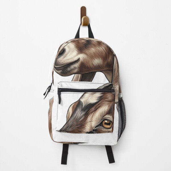 Artikelvorschau, Vintage Naturalist Nubian Goat Portrait — Antique Goat Breed Art entworfen und verkauft von Catch333.