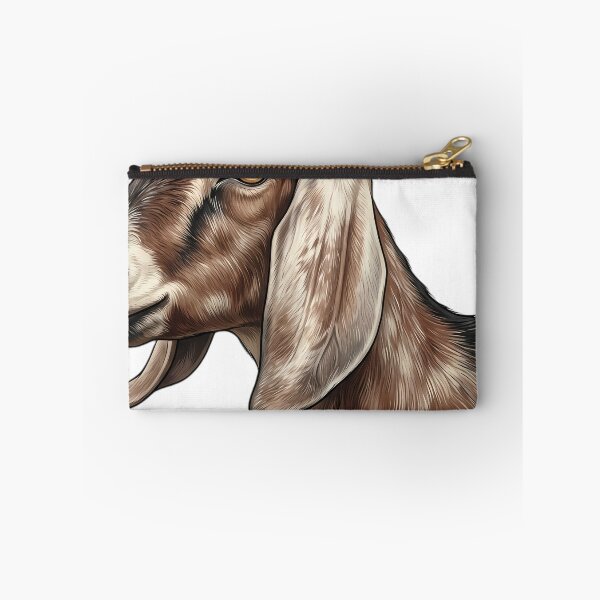 Item preview, Vintage Naturalist Nubian Goat Portrait — Antique Goat Breed Art designed and sold by Catch333.