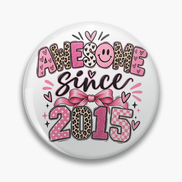 Item preview, Awesome Since 2015 Ninth Birthday Girl Celebration designed and sold by drawwiika+44.