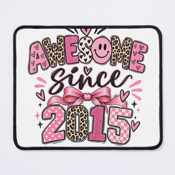 Item preview, Awesome Since 2015 Ninth Birthday Girl Celebration designed and sold by drawwiika+44.