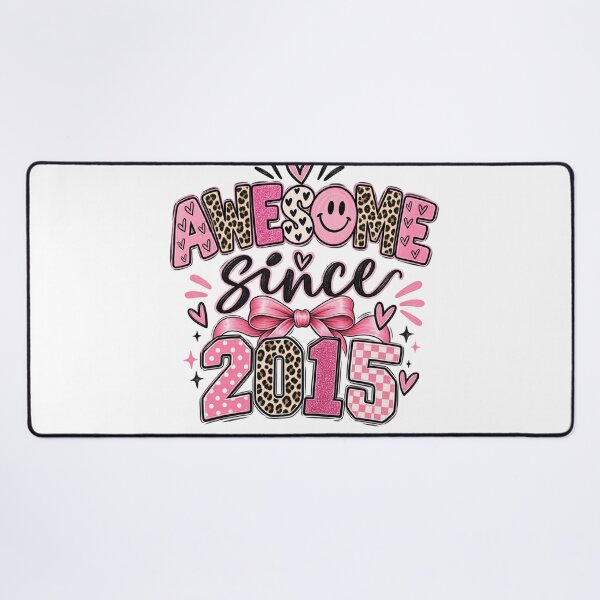 Item preview, Awesome Since 2015 Ninth Birthday Girl Celebration designed and sold by drawwiika+44.