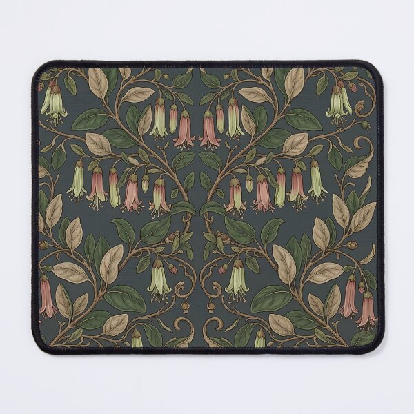 Item preview, Vintage Pink Mountain Bell Floral Damask Pattern designed and sold by Studio BC.