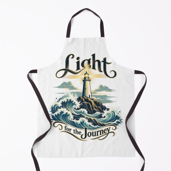 Item preview, Light for the Journey — Lighthouse and Cross Beam, Coastal Christian Inspiration designed and sold by haitrieuic96.