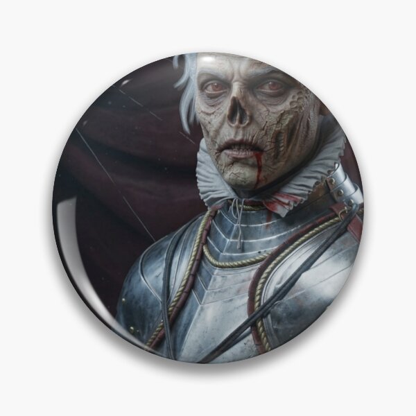 Item preview, Lord knight of the manor dark horror spooky haunted house painting art designed and sold by Vintage Designs +.