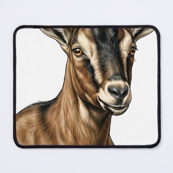 Item preview, Vintage Naturalist Alpine Goat Portrait — Antique Goat Breed Art designed and sold by Catch333.
