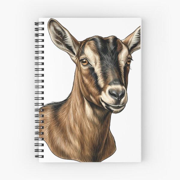 Item preview, Vintage Naturalist Alpine Goat Portrait — Antique Goat Breed Art designed and sold by Catch333.