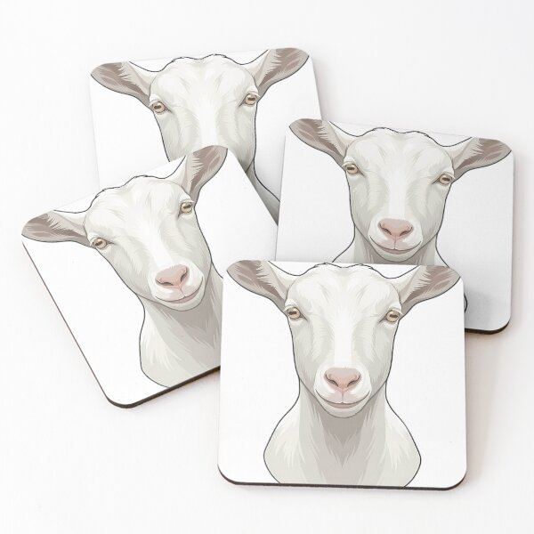 Item preview, Vintage Naturalist Saanen Goat Portrait — Antique Goat Breed Art designed and sold by Catch333.