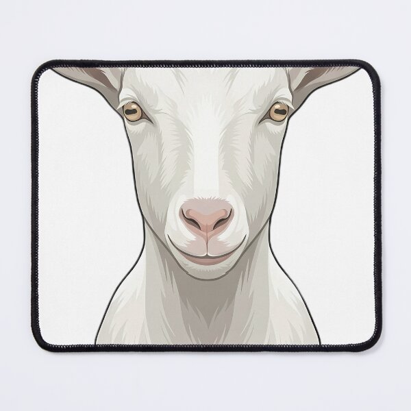 Item preview, Vintage Naturalist Saanen Goat Portrait — Antique Goat Breed Art designed and sold by Catch333.
