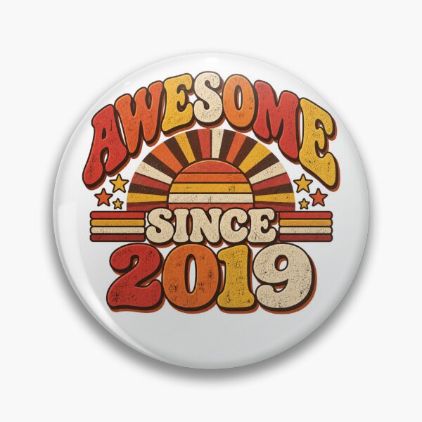 Item preview, Awesome Since 2019 Fifth Birthday Celebration Born 2019 designed and sold by drawwiika+44.