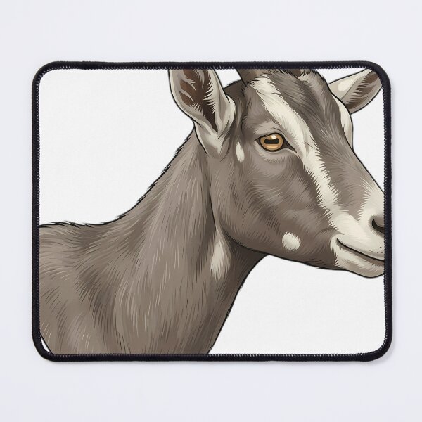 Item preview, Vintage Naturalist Toggenburg Goat Portrait — Antique Goat Breed Art designed and sold by Catch333.