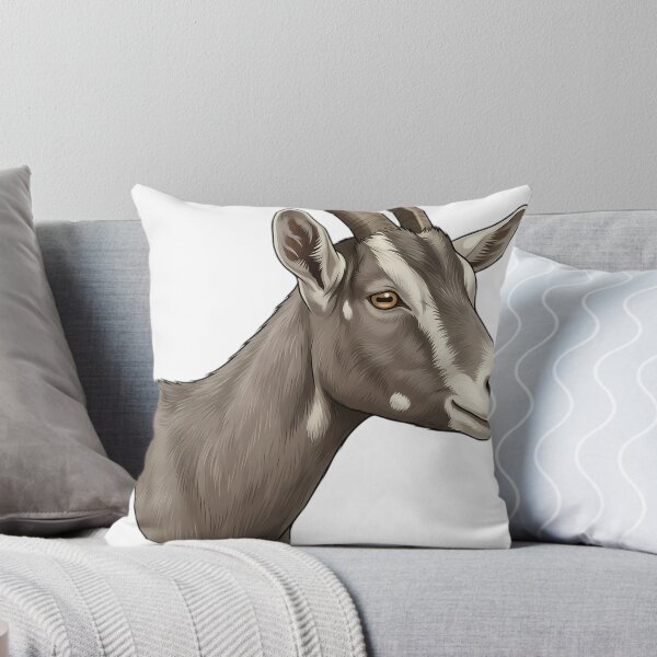 Item preview, Vintage Naturalist Toggenburg Goat Portrait — Antique Goat Breed Art designed and sold by Catch333.