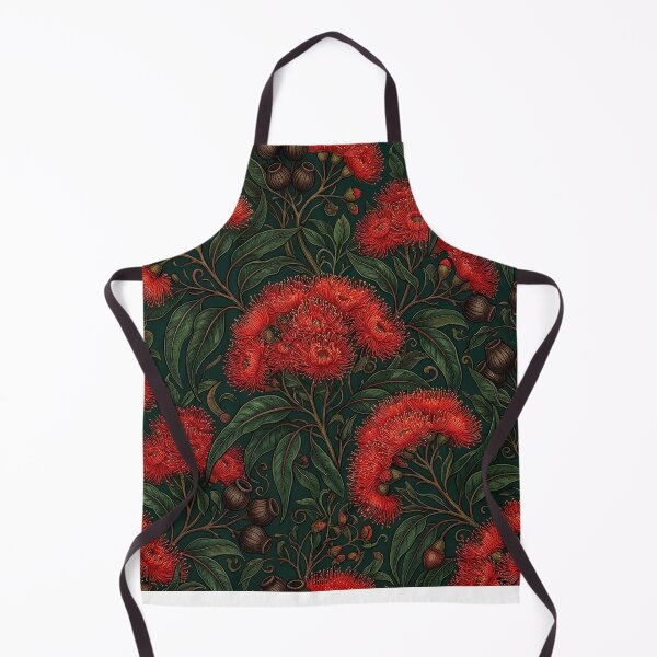 Item preview, Crimson Bloodwood Gum Blossom Deep Woodland Pattern designed and sold by Studio BC.