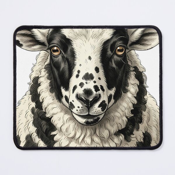 Item preview, Vintage Naturalist Jacob Sheep Portrait — Antique Sheep Breed Art designed and sold by Catch333.