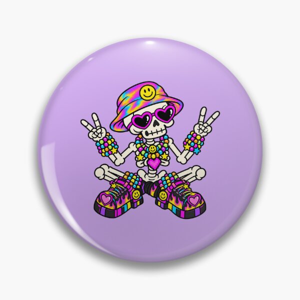 Item preview, Kandi PLUR Skeleton – Rave to the Grave designed and sold by PLURCreations.