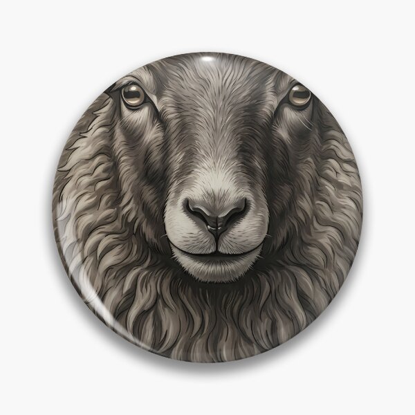 Aperçu de l'œuvre Vintage Naturalist Icelandic Sheep Portrait — Antique Sheep Breed Art créée et vendue par Catch333.