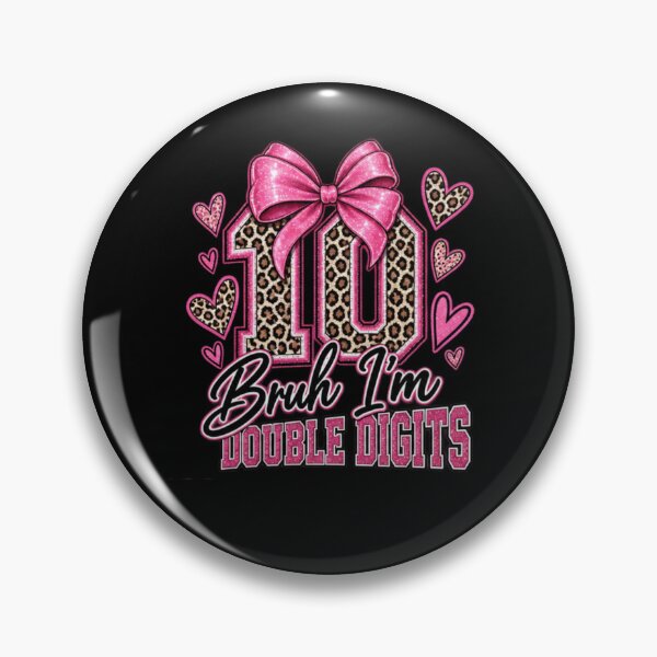 Item preview, 10 Bruh I'm Double Digits 10th Birthday Ten Year Old Milestone designed and sold by drawwiika+44.