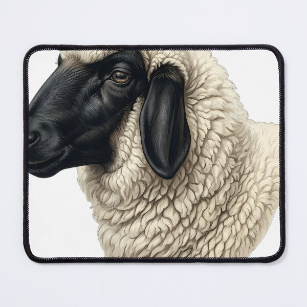Item preview, Vintage Naturalist Suffolk Sheep Portrait — Antique Sheep Breed Art designed and sold by Catch333.