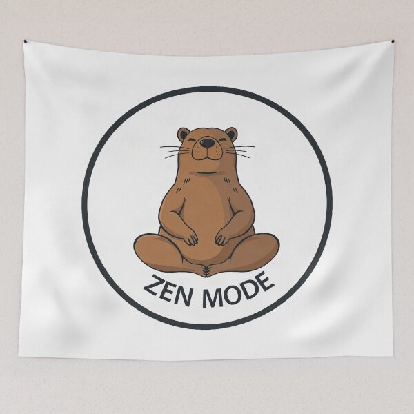 Item preview, Zen Capybara Meditation designed and sold by Arc2020.