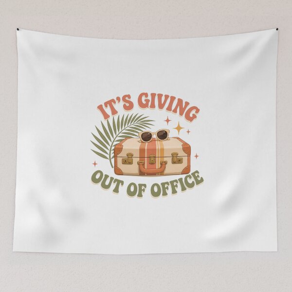 Item preview, It's Giving Out Of Office Retro Vacation Aesthetic designed and sold by Créative touche .