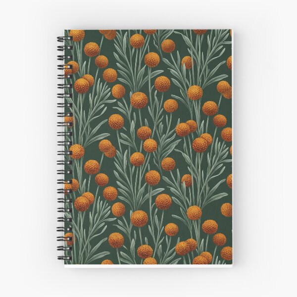 Item preview, Orange Bush Berries Dense Woodland Botanical Pattern designed and sold by Studio BC.