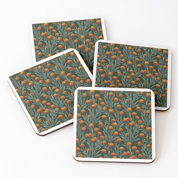 Item preview, Orange Bush Berries Dense Woodland Botanical Pattern designed and sold by Studio BC.