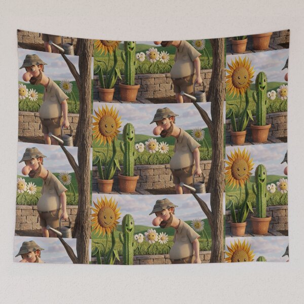 Item preview, Cute garden lovely spring summer art designed and sold by Vintage Designs +.