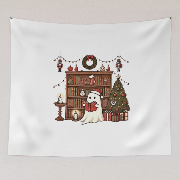 Item preview, Cute Ghost Reading Book Christmas designed and sold by NgumohaLanke.