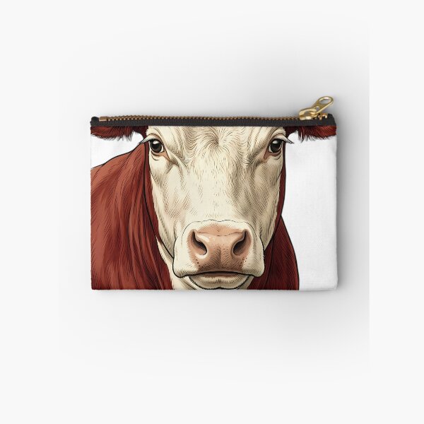 Item preview, Vintage Naturalist Hereford Cow Portrait — Antique Cattle Breed Art designed and sold by Catch333.