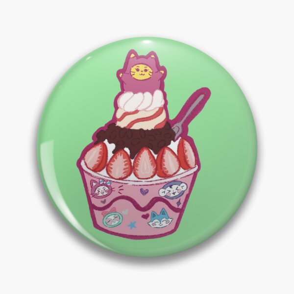 Item preview, Pink Cat Parfait Dessert designed and sold by SweetKawaiii.