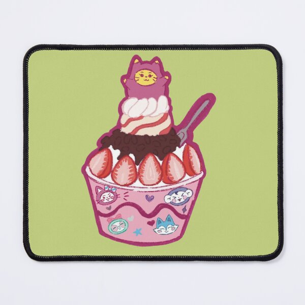 Item preview, Pink Cat Parfait Dessert designed and sold by SweetKawaiii.
