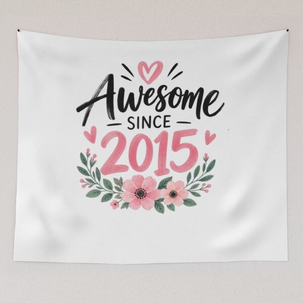 Item preview, Awesome Since 2015 Birthday Girl Born In 2015 designed and sold by drawwiika+44.