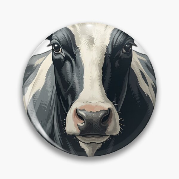 Item preview, Vintage Naturalist Holstein Cow Portrait — Antique Cattle Breed Art designed and sold by Catch333.