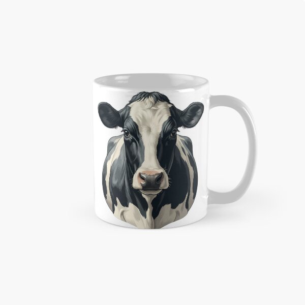 Item preview, Vintage Naturalist Holstein Cow Portrait — Antique Cattle Breed Art designed and sold by Catch333.