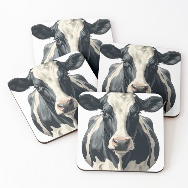 Item preview, Vintage Naturalist Holstein Cow Portrait — Antique Cattle Breed Art designed and sold by Catch333.