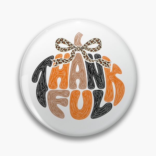 Item preview, Preppy Thankful Pumpkin designed and sold by RosalienNoah.