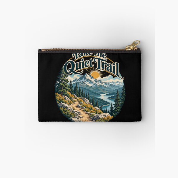 Item preview, Take the Quiet Trail — Pine Forest and Mountain Path, Vintage Outdoor Inspiration designed and sold by haitrieuic96.