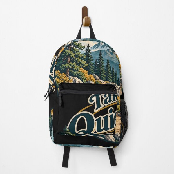 Item preview, Take the Quiet Trail — Pine Forest and Mountain Path, Vintage Outdoor Inspiration designed and sold by haitrieuic96.