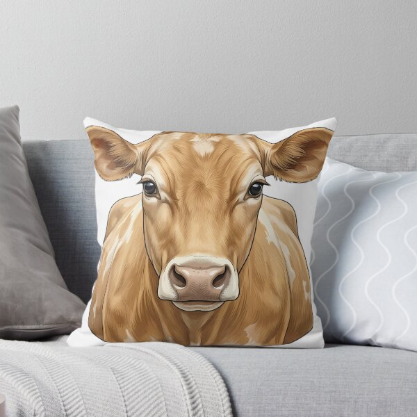 Item preview, Vintage Naturalist Guernsey Cow Portrait — Antique Cattle Breed Art designed and sold by Catch333.