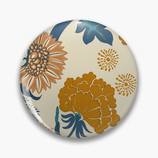 Item preview, Warm Earthy Chintz Yellow1 designed and sold by TuluaStudio.