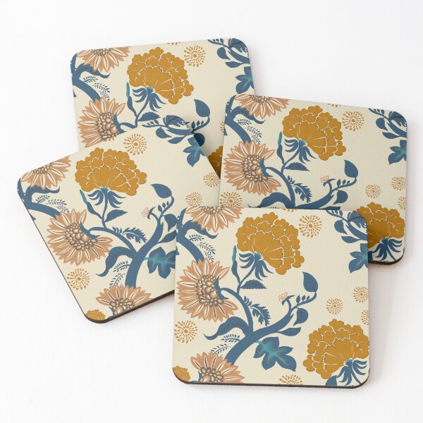Item preview, Warm Earthy Chintz Yellow1 designed and sold by TuluaStudio.