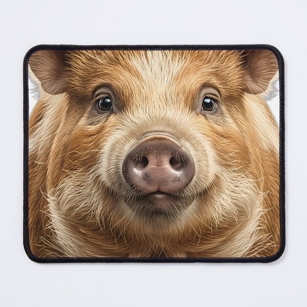 Item preview, Vintage Naturalist Kunekune Pig Portrait — Antique Pig Breed Art designed and sold by Catch333.