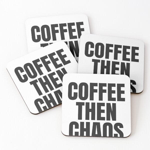 Item preview, Coffee Then Chaos designed and sold by JongoMongo.