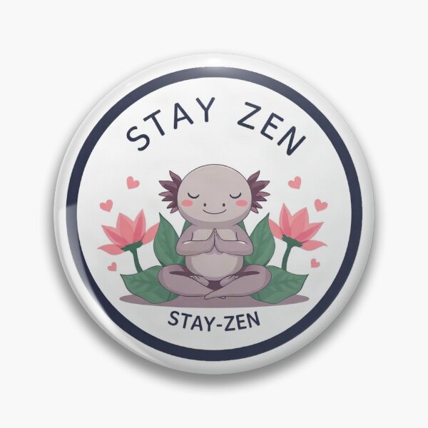 Item preview, Zen Axolotl Meditating Lotus Flower designed and sold by Arc2020.