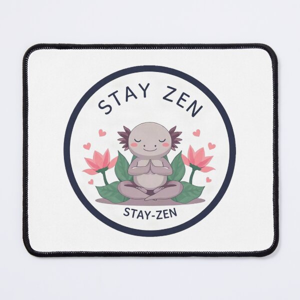 Item preview, Zen Axolotl Meditating Lotus Flower designed and sold by Arc2020.