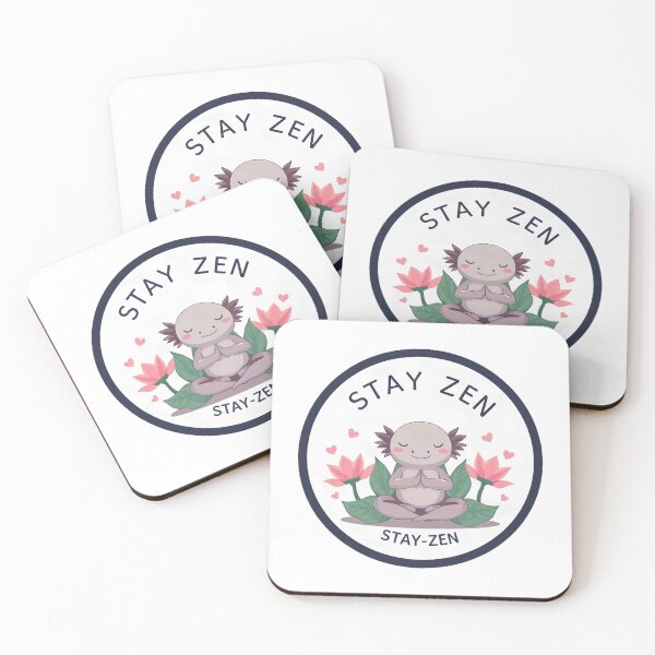Item preview, Zen Axolotl Meditating Lotus Flower designed and sold by Arc2020.