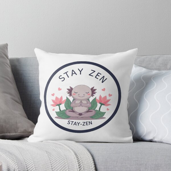 Item preview, Zen Axolotl Meditating Lotus Flower designed and sold by Arc2020.