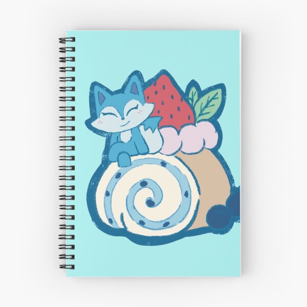 Item preview, Blue Fox Swiss Roll designed and sold by SweetKawaiii.