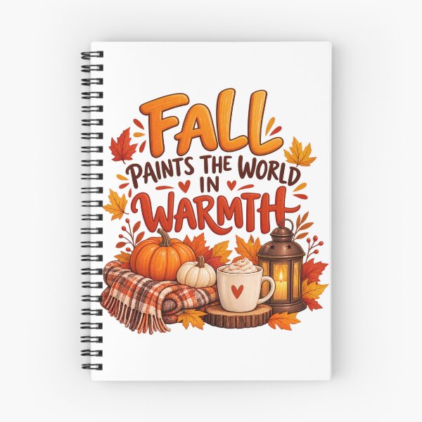 Item preview, FALL PAINTS THE WORLD IN WARMTH art for autumn/fall designed and sold by ZANU creativity.