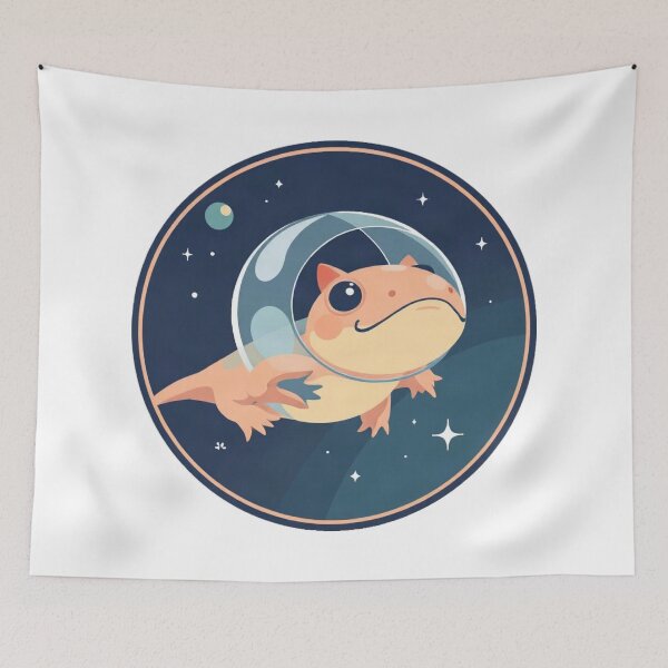 Item preview, Axolotl Space Astronaut Galaxy Explorer designed and sold by Arc2020.