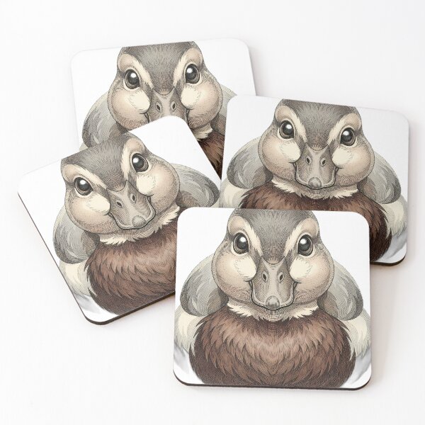 Item preview, Vintage Naturalist Call Duck Portrait — Antique Duck Breed Art designed and sold by Catch333.